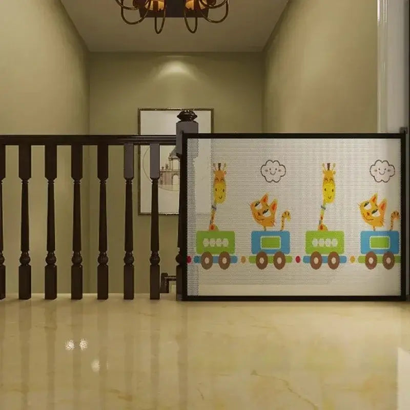 Pet Isolated Network Pet Dog Barrier Fences Stairs Gate New Folding Breathable Mesh Playpen For Dog Safety Fence Baby Gate Fence
