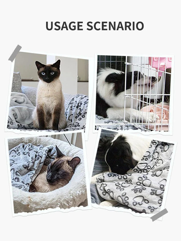 washable soft dog blanket for cats and dogs, cozy grey pet bed blanket for indoor pets, soft fleece comfort