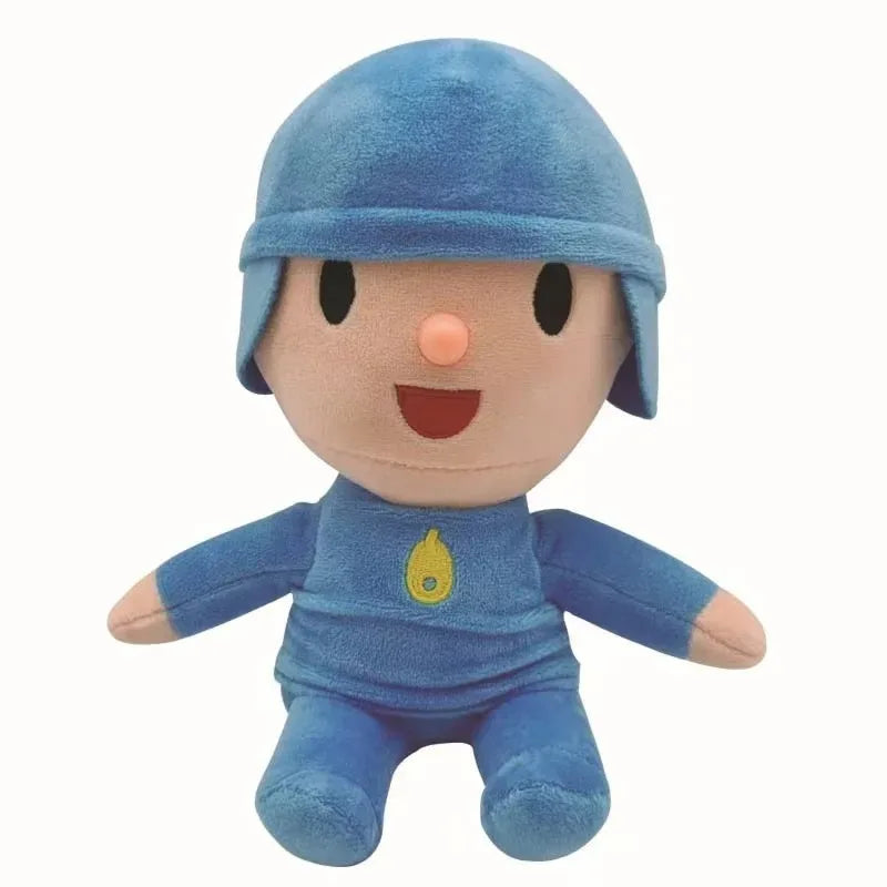 Pocoyo plush doll soft blue stuffed toy for kids, kawaii cartoon character plush gift