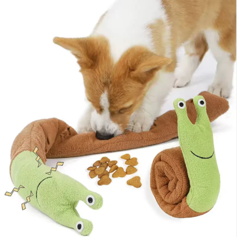 snail sniffing mat for dogs and cats interactive odor hiding puzzle toy for sniffing training and play