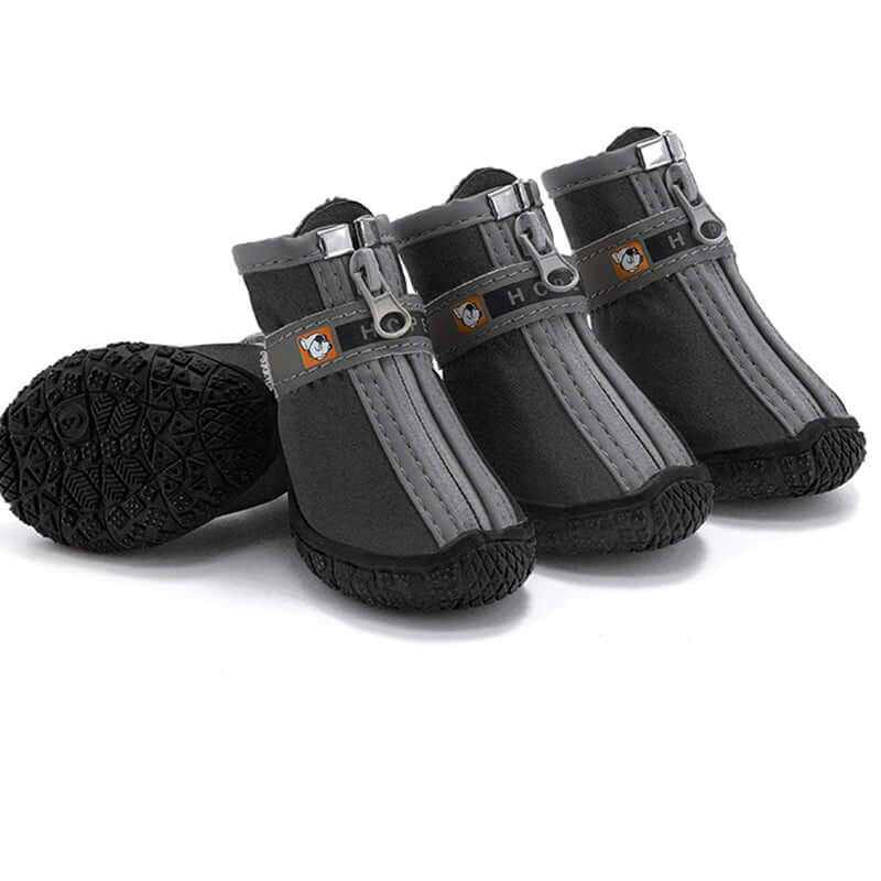 Dog Shoes Non-Slip Soles Thick Plush Protection Paw Pet Shoes Warm For Dog Non-Slip Dog Shoes Breathable Climbing Pets Booties
