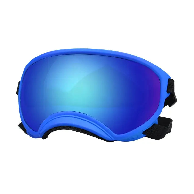 Adjustable Dog Goggles Anti-UV & Wind Dust Proof Strong Impact Resistance Breathable Pet Sunglasses for Small Large Breed Dogs