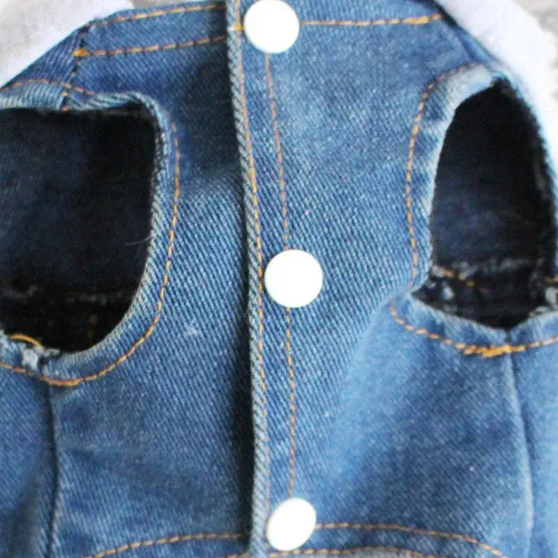 Denim Dog Coats Hot French Bulldog Jean Jacket Fashion Pet Clothes for Small Medium Dogs Chihuahua Jeans Vest Pug Cat Apparels