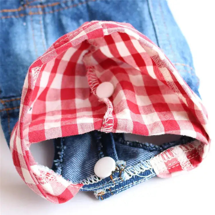 Denim Dog Coats Hot French Bulldog Jean Jacket Fashion Pet Clothes for Small Medium Dogs Chihuahua Jeans Vest Pug Cat Apparels