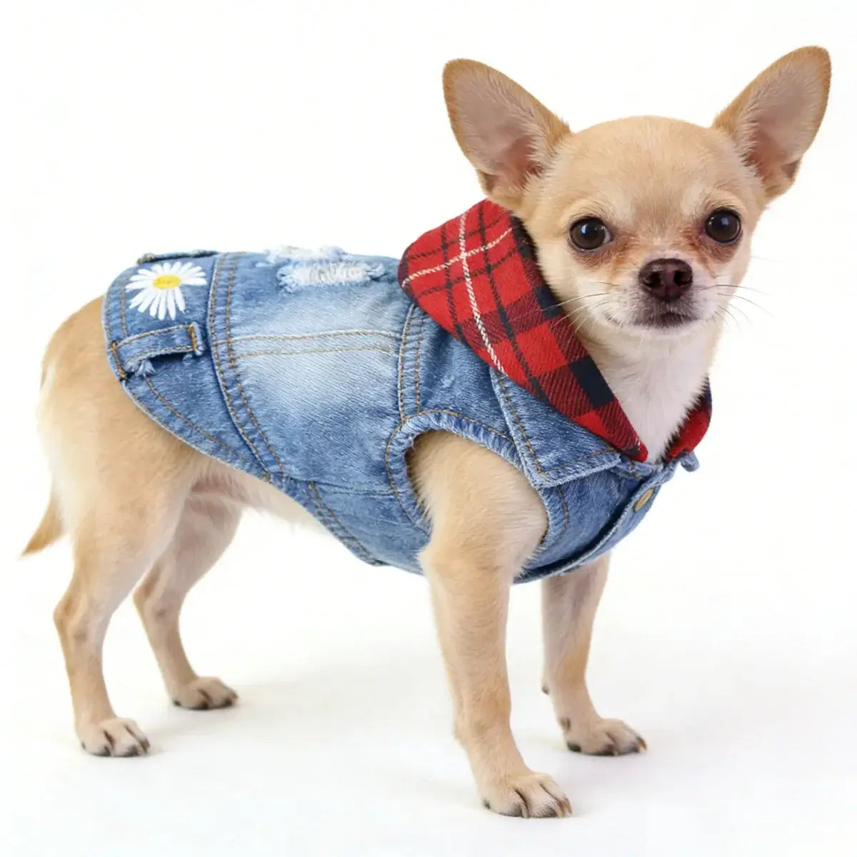Denim Dog Coats Hot French Bulldog Jean Jacket Fashion Pet Clothes for Small Medium Dogs Chihuahua Jeans Vest Pug Cat Apparels