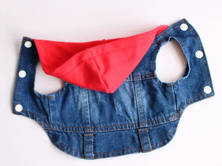Denim Dog Coats Hot French Bulldog Jean Jacket Fashion Pet Clothes for Small Medium Dogs Chihuahua Jeans Vest Pug Cat Apparels
