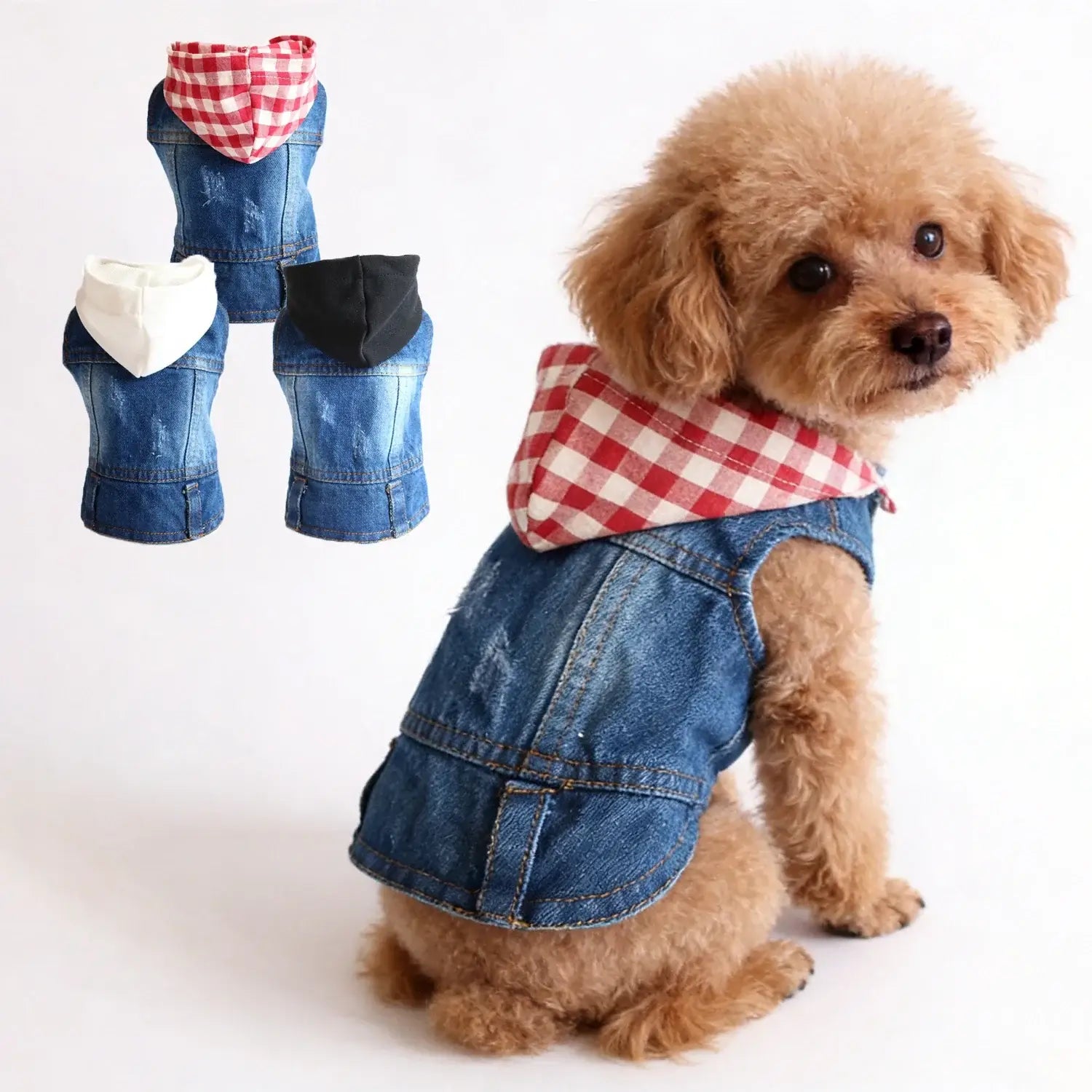 Denim Dog Coats Hot French Bulldog Jean Jacket Fashion Pet Clothes for Small Medium Dogs Chihuahua Jeans Vest Pug Cat Apparels