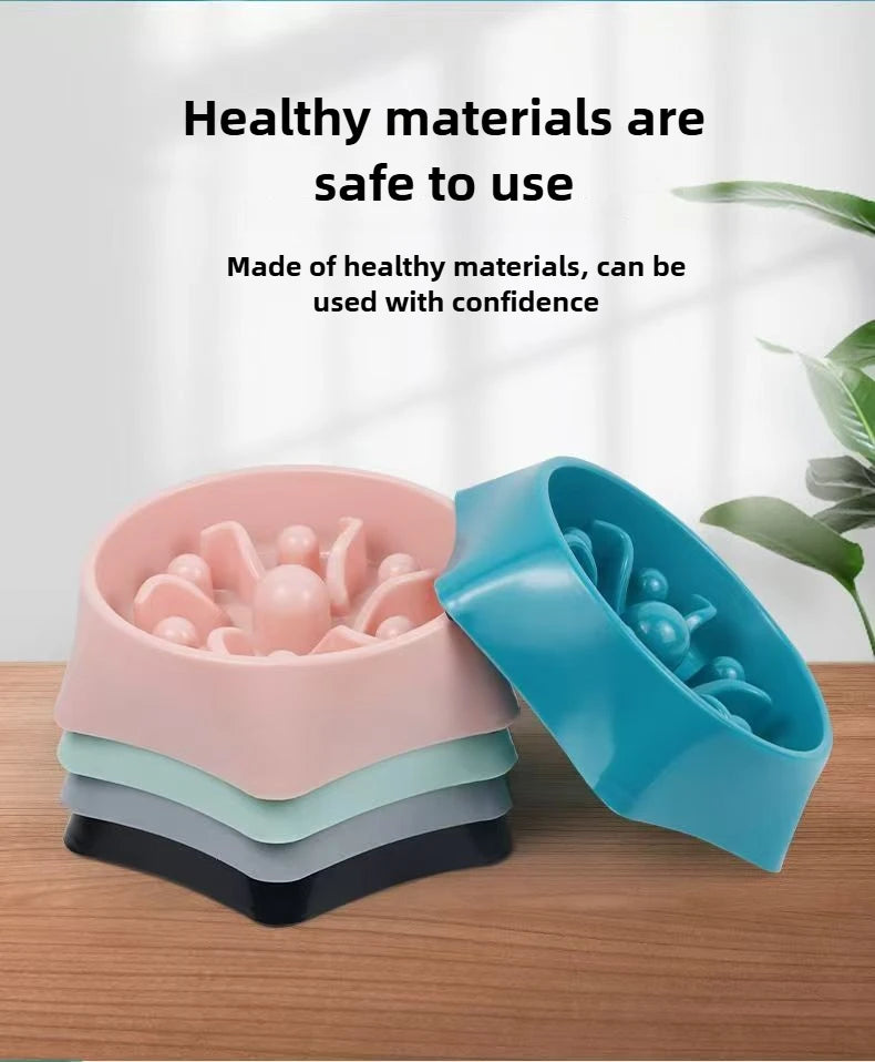Dog Bowls Slow Feeder Anti-Choking Slow Down Eating Bloat Stop easy to clean Puzzle Dog Food Bowl Anti-Slip Interactive Feeding