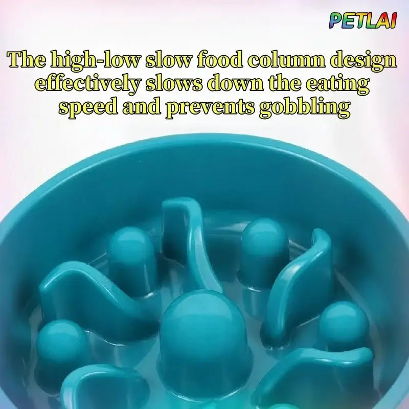 Dog Bowls Slow Feeder Anti-Choking Slow Down Eating Bloat Stop easy to clean Puzzle Dog Food Bowl Anti-Slip Interactive Feeding