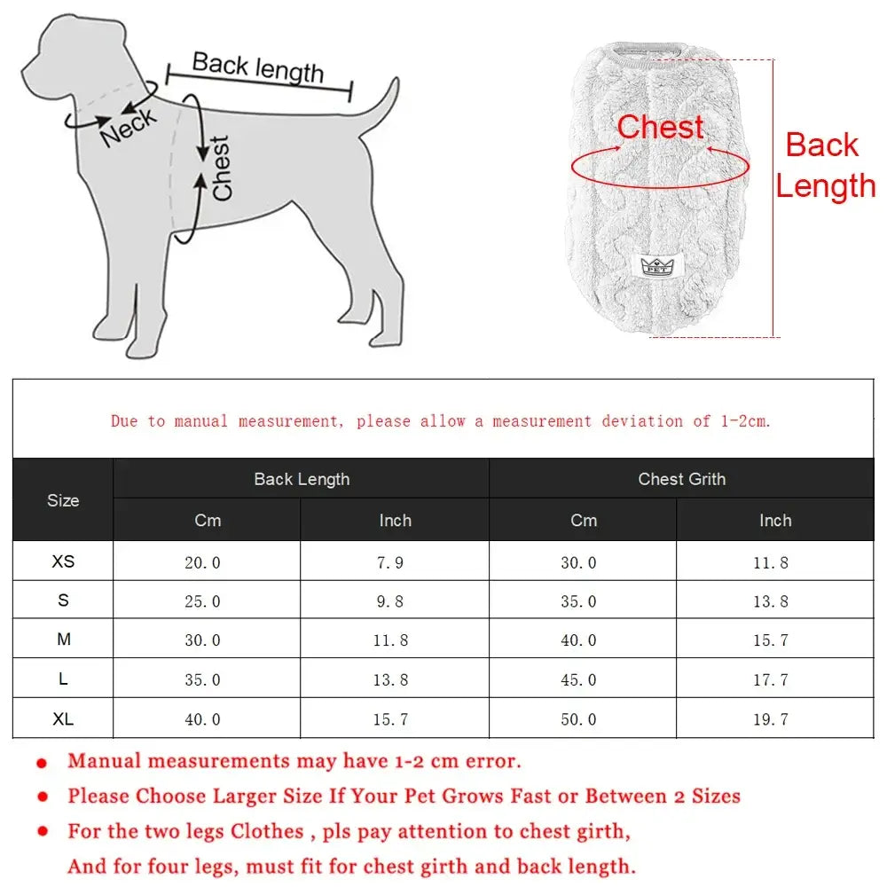 Soft Fleece Dog Clothes For Small Dogs Cats Sweater Autumn Winter Warm Puppy Vest Apparel French Bulldog Yorkshire Pet Costume
