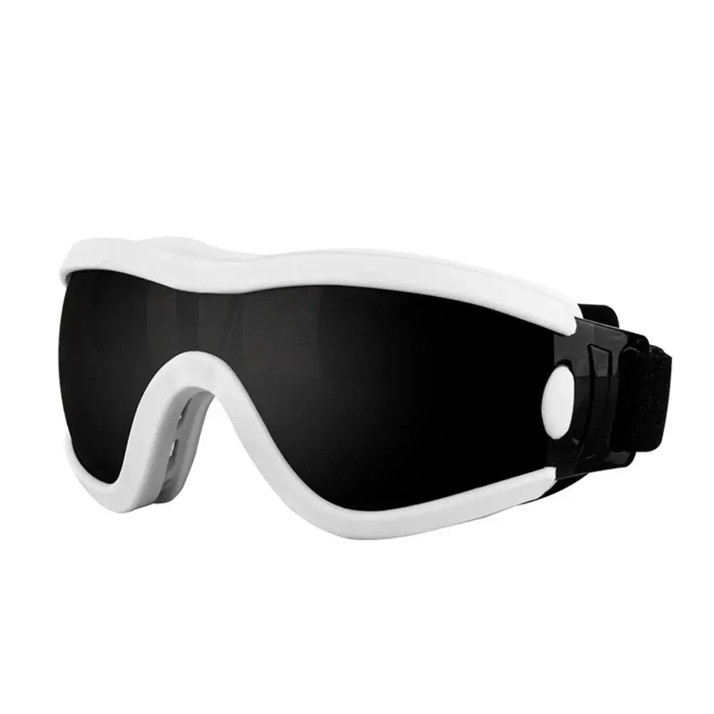 Style B dog sunglasses with adjustable strap, windproof UV resistant anti-fog waterproof pet glasses