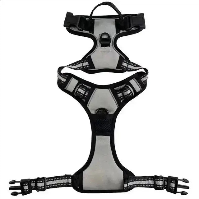 Dog Harness No-Pull Service Vest with Reflective Adjustable Soft Padded Comfortable for Outdoor Easy Walking No Choke for Pets