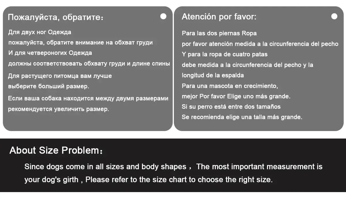 waterproof dog raincoat size guide for dogs, chest girth and back length measurement instructions