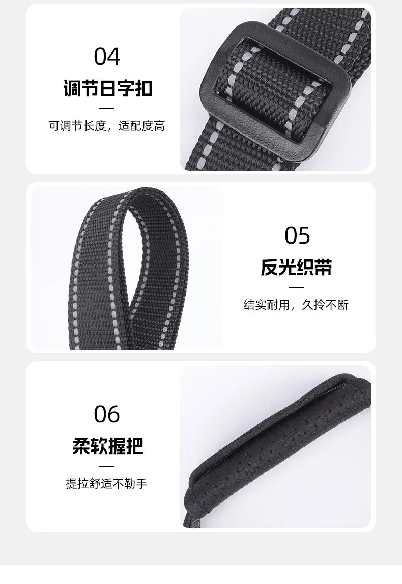 Dog Support Harness Elderly Dogs Adjustable Rehabilitation Mobility Aid Walk Comfortable Orthopedic Back Leg Lift Support Belt parts close-up