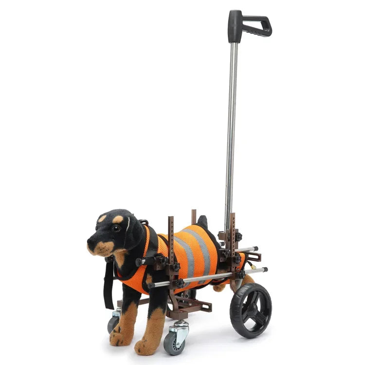 Dog Training Aids Four Wheeled Dog Legs Disability Stroller Pet Everything Harnesses Puppy Supplies Training Behavior Accessory