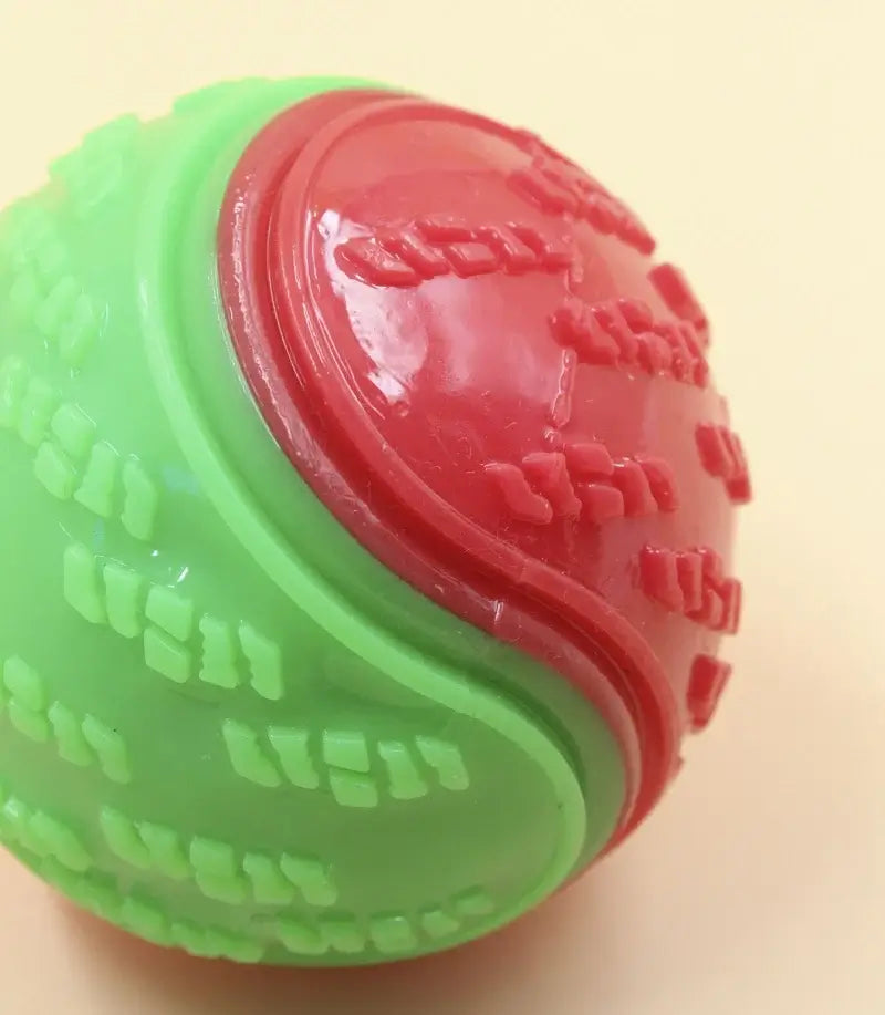 Dogs Interactive Toys Soft TPR Toys for Dog Pet Teeth Cleaning Bite Resistance Squeaky Dog Ball Toy