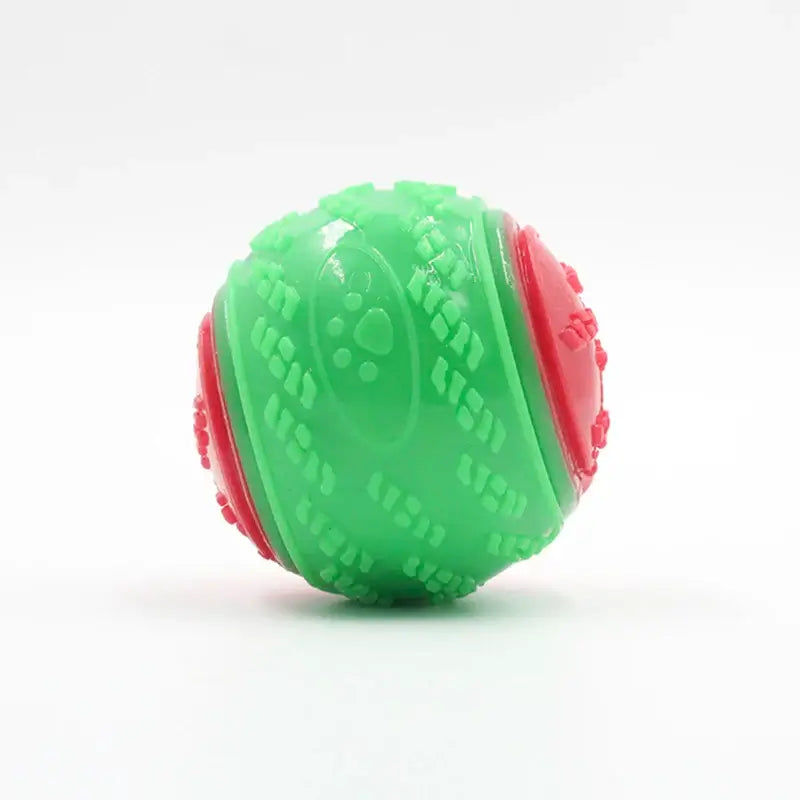 Dogs Interactive Toys Soft TPR Toys for Dog Pet Teeth Cleaning Bite Resistance Squeaky Dog Ball Toy