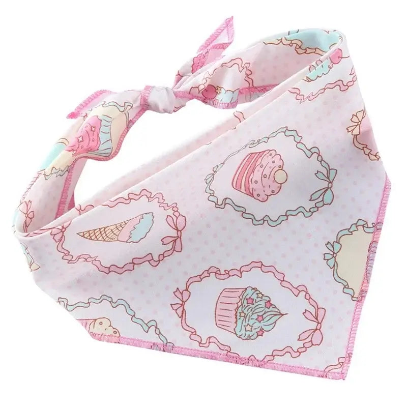 Fashion Dog Triangle Bandanas Animal Pattern Pet Triangle Scarf Adjustable Soft Bibs For Small Medium Large Dog Pet Accessories