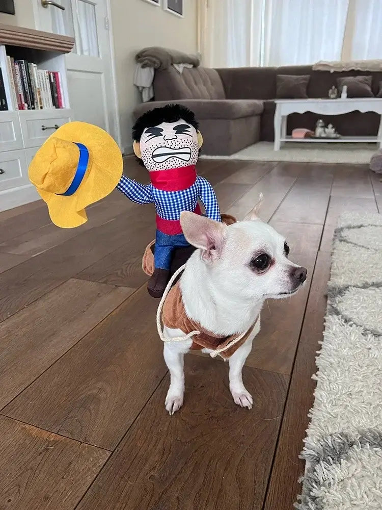 Dog Clothes Funny Cosplay Halloween Costume Puppy Kitty Cowboy Clothing Creative Pet Novelty Party Outfits Bulldog Pug Chihuahua