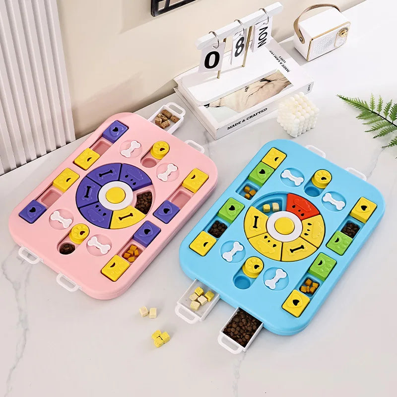 Dog Toys for Puppies , Interactive Dog Toys for Training , DogEnrichment Toys for Large Medium Small Smart Dogs , Pet Puzzles To on a table.