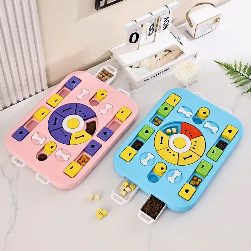 Dog Toys for Puppies , Interactive Dog Toys for Training , DogEnrichment Toys for Large Medium Small Smart Dogs , Pet Puzzles To on a table.