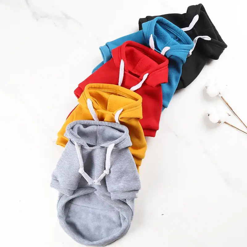 Pet Hoodies for Large Dogs Spring and Autumn Fleece Golden Retriever Sweatshirt with Hat and Zip Pocket Pet Clothing
