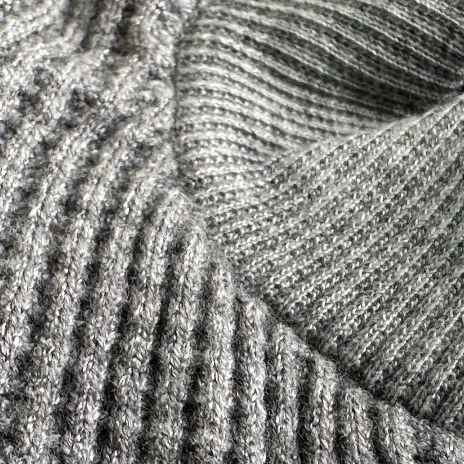 lightweight dog sweater for small dogs gray knitted ribbed fabric for puppy, Chihuahua, and Yorkie