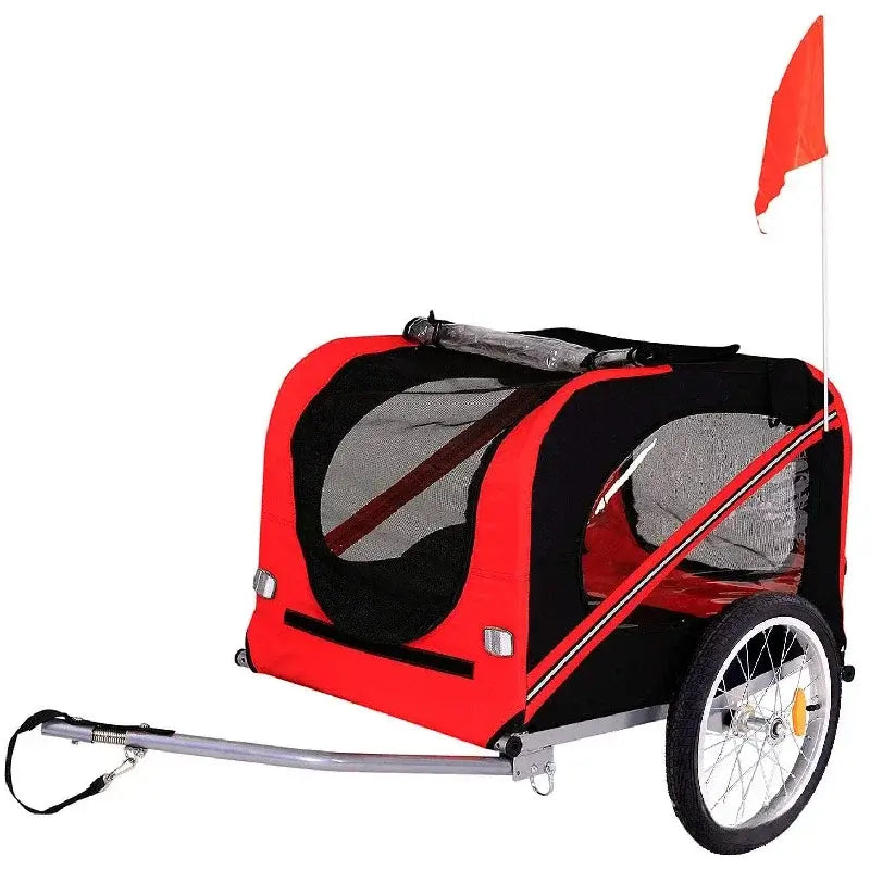 Outdoor Dog Carriers Small Trailer Portable Folding Storage Small Medium Dogs Travel Bicycle Trailer Dog Supplies Pet Products