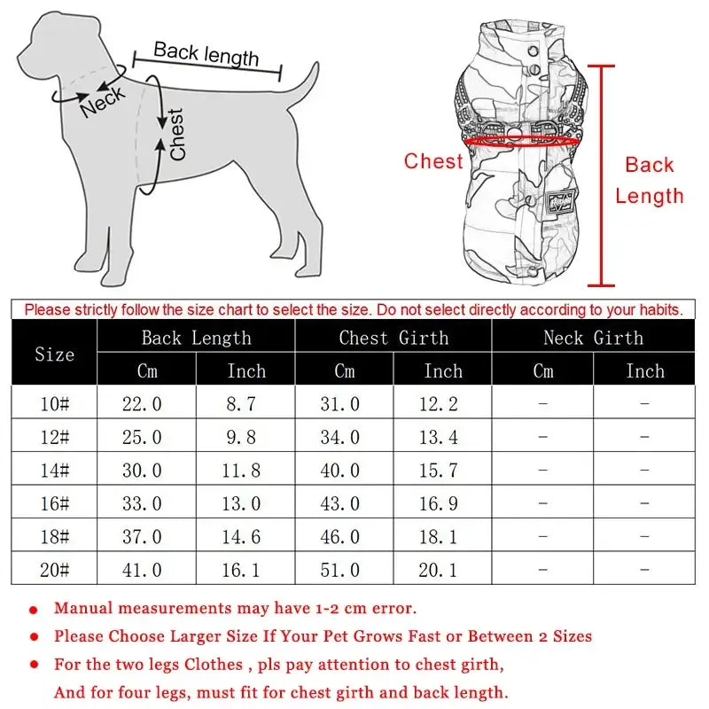 Pet Dog Jacket For Small Medium Dogs Cats Winter Warm Clothes With Harness Chihuahua French Bulldog Pug Outfits Puppy Vest Coats