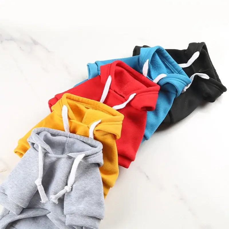Pet Hoodies for Large Dogs Spring and Autumn Fleece Golden Retriever Sweatshirt with Hat and Zip Pocket Pet Clothing