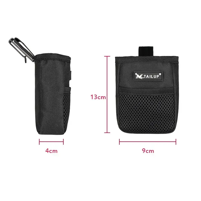Pet Dog Puppy Training Treat Snack Bait Pet Feed Pocket Pouch Obedience Agility Pouch Food Bag Pocket Snack Reward Waist Bag
