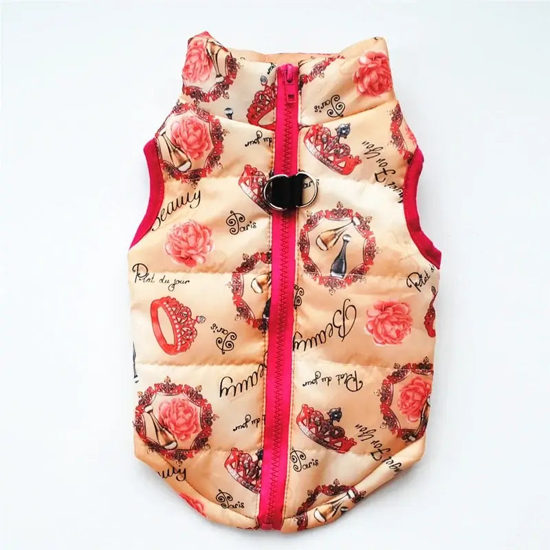 Warm Jacket for Dogs Clothes Windproof Winter Pet Coat Padding Kitty Puppy Outfit Vest