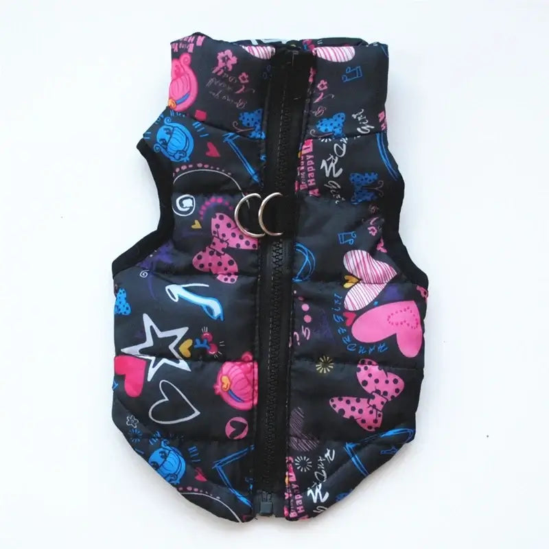 Warm Jacket for Dogs Clothes Windproof Winter Pet Coat Padding Kitty Puppy Outfit Vest