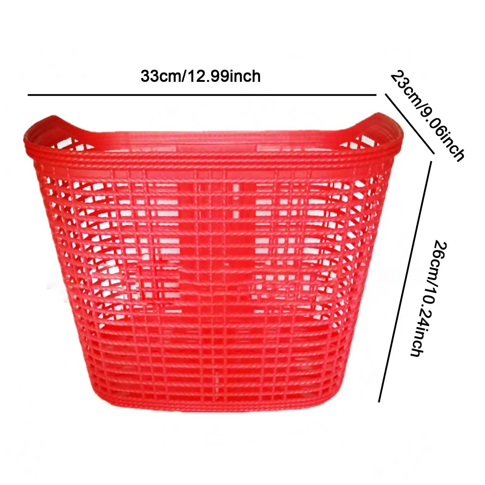 Bike Front Basket Carrier Basket Universal Kids Bike Frame Cargo Carrier Storage Box for Dog Puppy Cats for Camping Shopping
