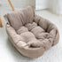 3 in 1 dog bed mat brown removable cover soft warm pet sofa for dogs and cats, cozy winter sleeping bed