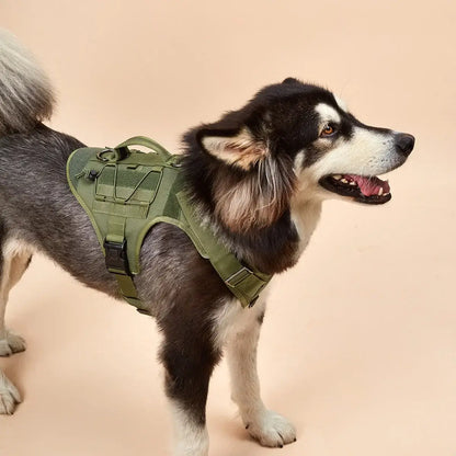 Tactical Dog Vest Harness No Pull Comfortable Adjustable Pet Harness For Medium Large Dog Military Training With Handle Labrador