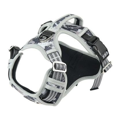 Reflective Pet Dog Harness 1000D Oxford Cloth Service Dog Vest with Vertical Handle Adjustable Dog Collars For Big Medium Dogs