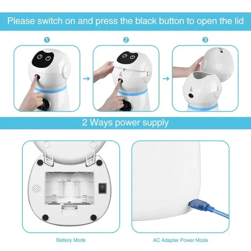 automatic pet feeder with app 3.5L smart dog feeder with voice timing, stainless steel bowl, LCD screen, and dual power supply