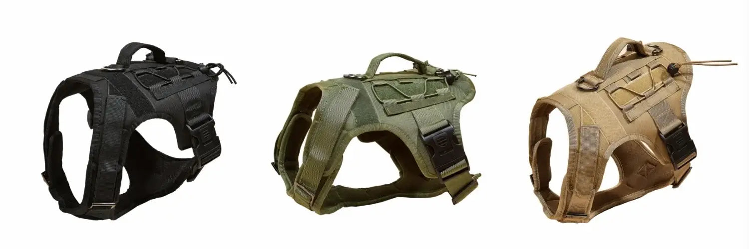 Tactical Dog Vest Harness No Pull Comfortable Adjustable Pet Harness For Medium Large Dog Military Training With Handle Labrador