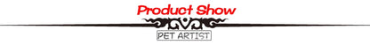 Product show for personalized nylon dog collar by PET ARTIST with adjustable fit and free engraving