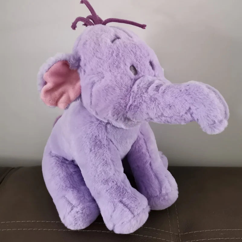 26cm Lumpy Heffalump plush toy purple stuffed elephant, Disney Pooh Friends, soft PP cotton gift