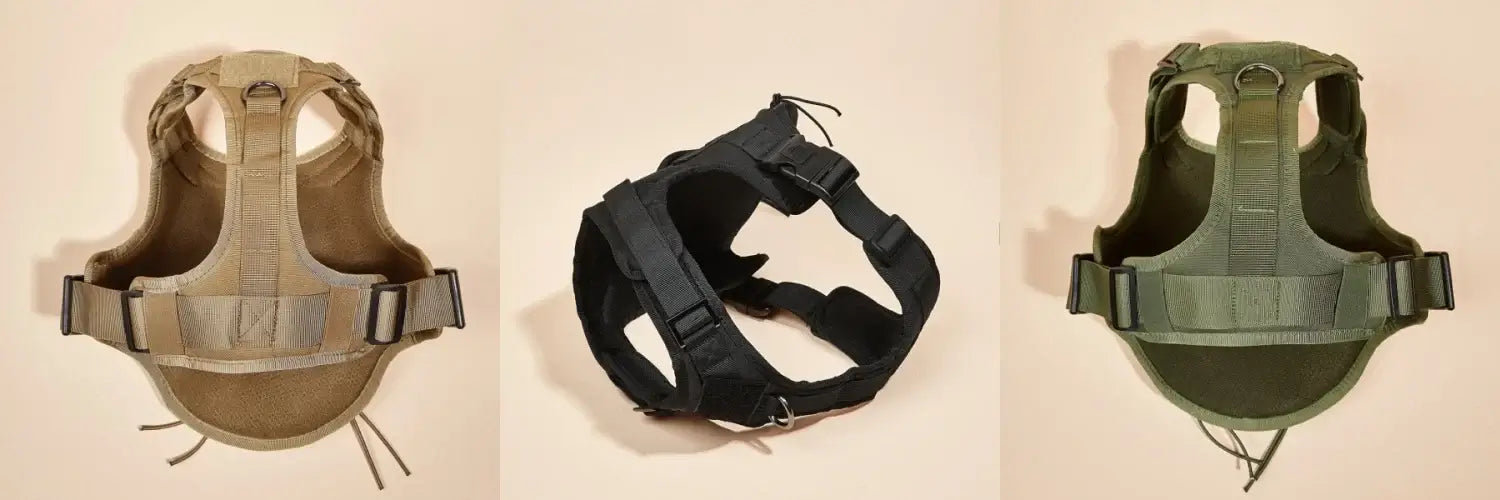 Tactical Dog Vest Harness No Pull Comfortable Adjustable Pet Harness For Medium Large Dog Military Training With Handle Labrador