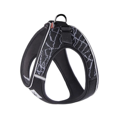 Dog Harness Reflective No Pull Choke Free Pet Harness for Small Medium Dogs Breathable Padded Harness Vest for Bulldog Chihuahua