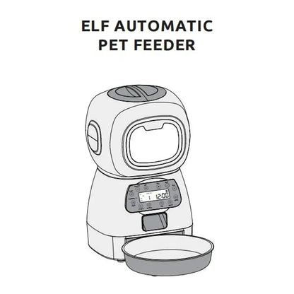3.5L Dog Automatic Feeder with Voice Timing Stainless Steel Bowl Cat Dry Food Dispenser Tuya APP Smart Pet Feeder Dog Feeder