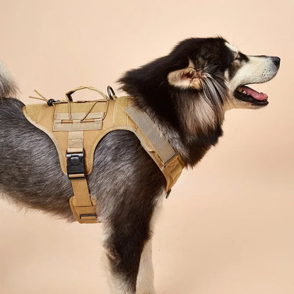 Tactical Dog Vest Harness No Pull Comfortable Adjustable Pet Harness For Medium Large Dog Military Training With Handle Labrador