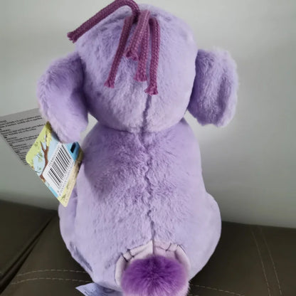 26cm Lumpy Heffalump plush toy purple stuffed elephant from Pooh Friends, soft PP cotton gift for kids