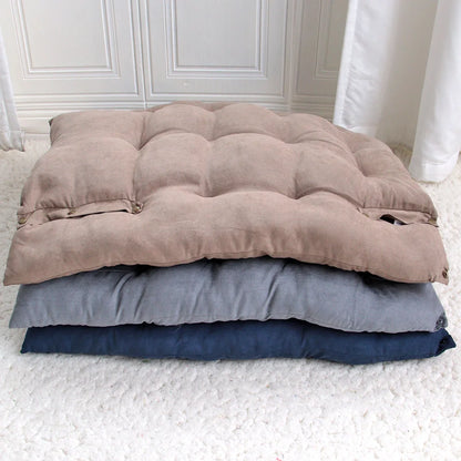 3 in 1 dog bed mat with removable cover, soft cushioned pet sleeping mat for dogs and cats, warm winter kennel cushion