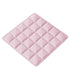 cooling gel pet mat pink grid pattern PU bed mat for summer heat relief, indoor/outdoor sleeping pad