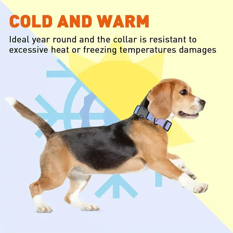 Dog Collar, Waterproof Plastic PVC Rubber WashableOutdoor Puppy Collars Durable Adjustable for Small Medium Large Dogs