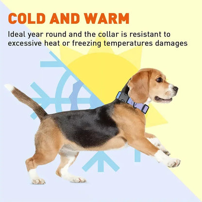 Dog Collar, Waterproof Plastic PVC Rubber WashableOutdoor Puppy Collars Durable Adjustable for Small Medium Large Dogs